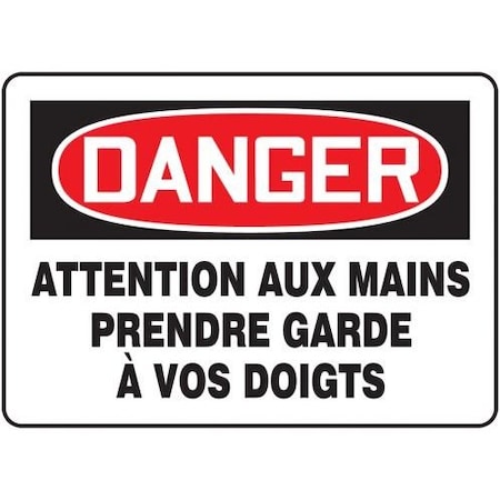 BILINGUAL FRENCH SIGN  EQUIPMENT FRMEQM071XL